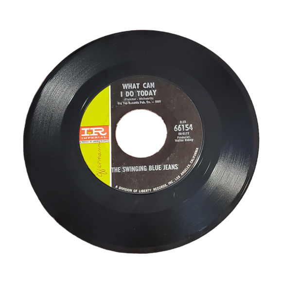 Swinging Blue Jeans 1966 Imperial 45rpm Don't Make Me Over What Can I Do Today - Picture 1 of 4